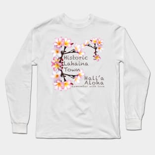 Historic Lahaina Town Long Sleeve T-Shirt